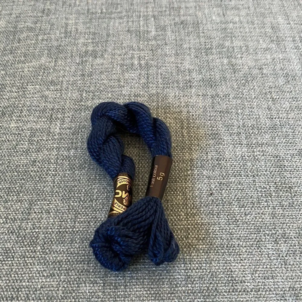 Blue Needlepoint Thread Yarn